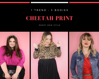 1 Style, 3 Bodies: Cheetah Print!